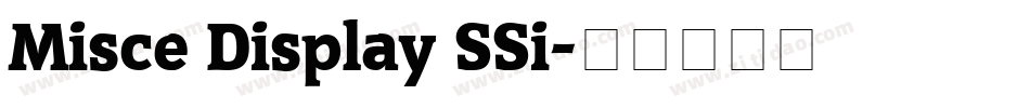 Misce Display SSi字体转换